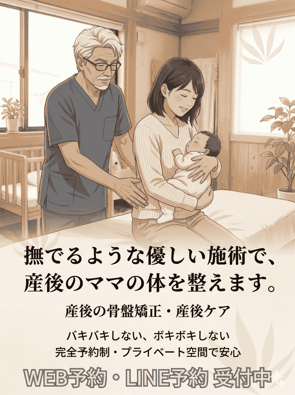 産後の骨盤矯正